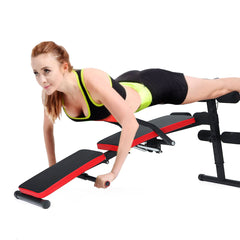 Foldable Adjustable Sit Up Abdominal Bench Press Weight Home Gym Ab Exercise Fitness