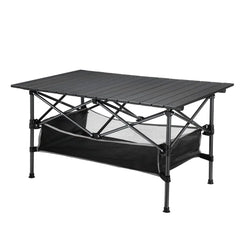 Folding Camping Table Portable Picnic Outdoor Foldable Aluminium Roll Up BBQ Desk