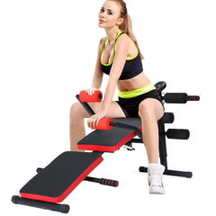 Foldable Adjustable Sit Up Abdominal Bench Press Weight Home Gym Ab Exercise Fitness
