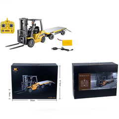 Huina 1/10 RC ForkLift Industrial Construction Engineering Vehicle Toy Trailer