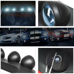 4X4 Car Black Housing NEO Clear Lens Off-Road Roof Top Mounted Rally Fog Light Lamp