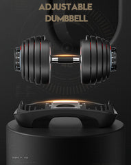 24kg Adjustable Dumbbell Dumbbells Set Weight Plates Home Gym Fitness Exercise Equipment