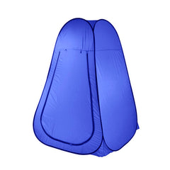 Pop Up  Portable Privacy Shower room Tent &20L Outdoor Camping Water Bag Camp Set - blue