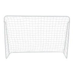 Portable Soccer Goal Post Net Steel Frame Outdoor Football Training Aid Practice