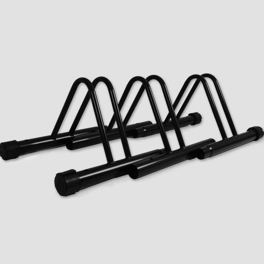1 - 3 Bike Floor Parking Park Organize Holder Rack Storage Stand Bicycle Cycling