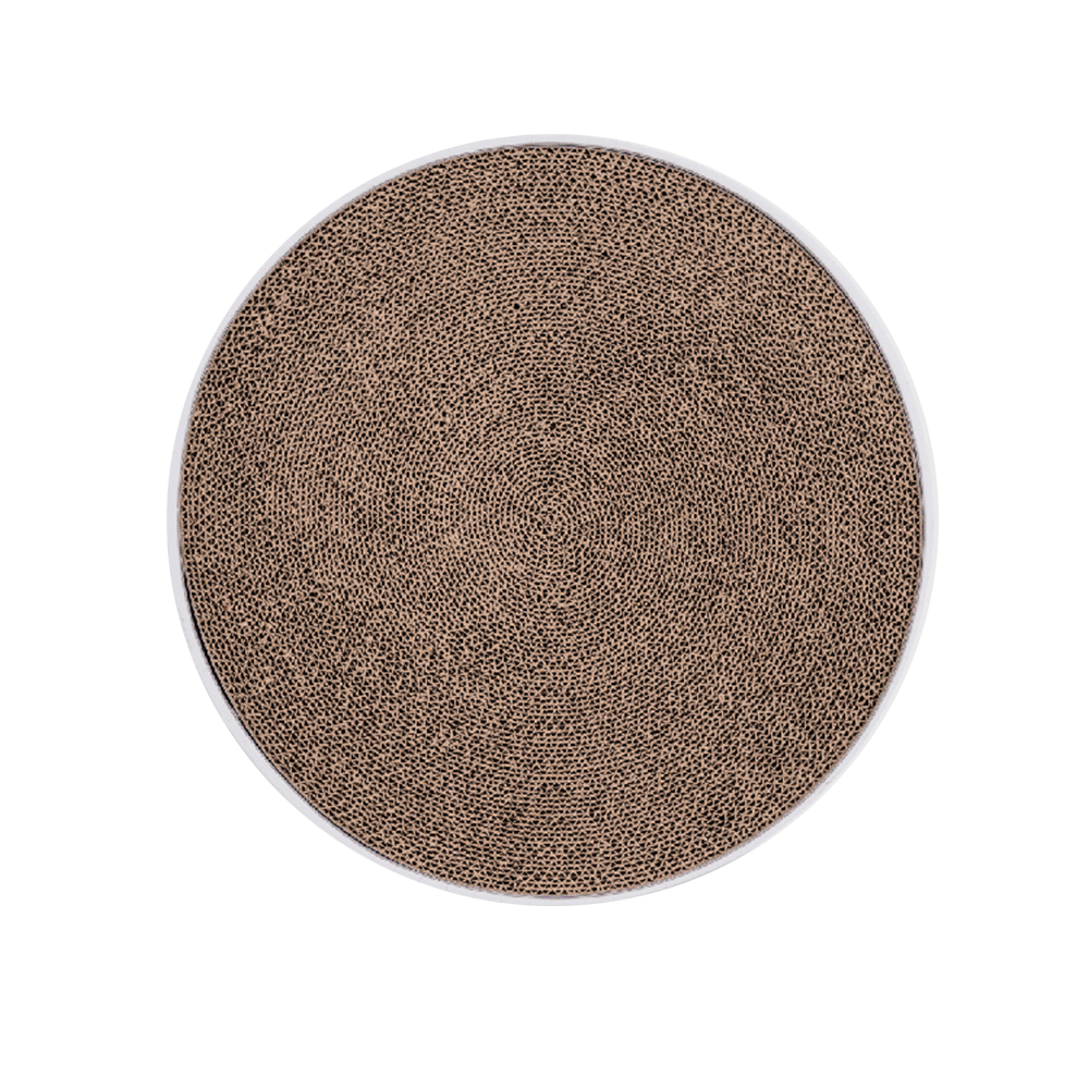 Zodiac Cat Kitten Round Scratch Lounge Corrugated Cardboard Scratcher Board Blueberry