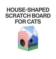 Pidan Cat Kitten Scratcher house CAT HUT Corrugated Cardboard Scratching Board
