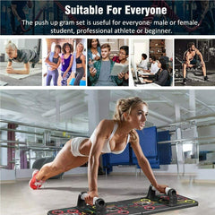 Push Up Board Rack Bar Grip Handle Exercise Core Training Gym Workout Fitness Stand