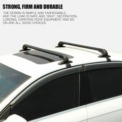 Universal Car Roof Racks Carrier Adjustable Cross Bars Aluminium Alloy Lockable