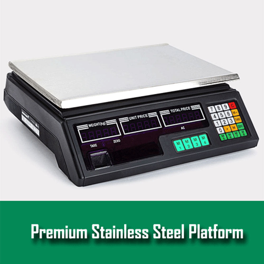 Kitchen Scale Digital Commercial Postal Shop Electronic Weight Scales Food 40KG