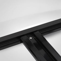 Aluminium Alloy Car 4WD 4x4 Roof Rack Basket Cargo Luggage Carrier Box Bar - black