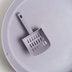 Pidan Igloo Snow House Portable Hooded Cat Toilet Litter Box Tray House with Scoop - purple