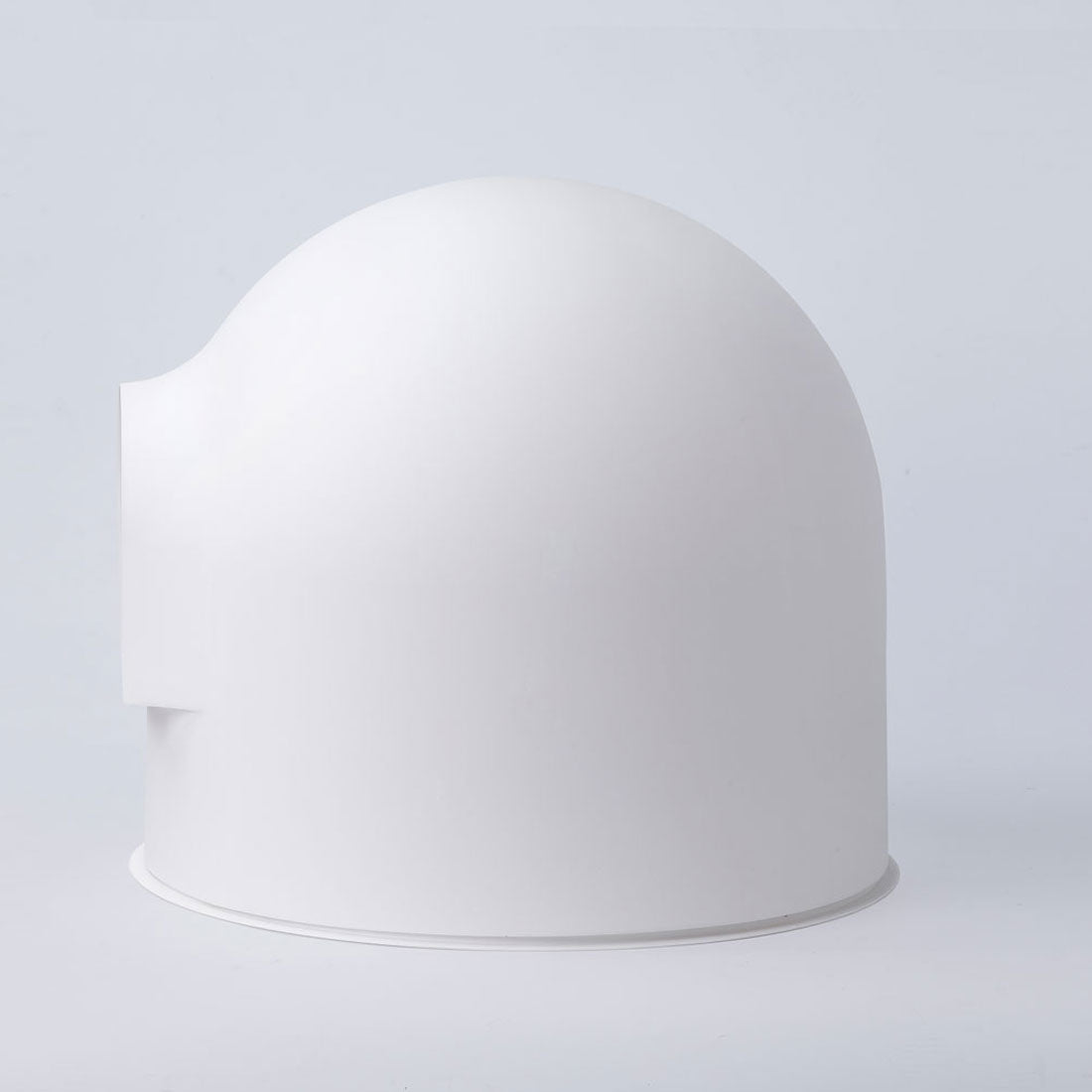 Pidan Igloo Snow House Portable Hooded Cat Toilet Litter Box Tray House with Scoop - white