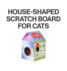 Pidan Cat Kitten Scratcher house CAT HUT Corrugated Cardboard Scratching Board Geo
