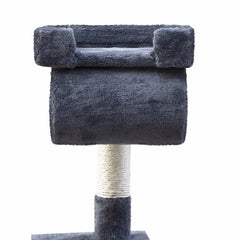 158cm Cat Tree Scratching Post Scratcher Pole Gym Toy House Furniture Multilevel - grey