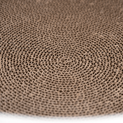 Zodiac Cat Kitten Round Scratch Lounge Corrugated Cardboard Scratcher Board Watermelon