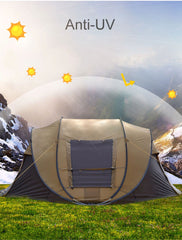 Waterproof Instant Beach Camping Tent 6 Person Pop up Tents Family Hiking Dome