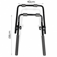 Bicycle Strap-on Carrier Rack Frame for Two Bikes Scratch Free Heavy Duty Mount
