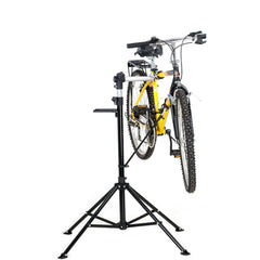 Foldable 4 Leg Home Mechanic Repair Bike Bicycle Stand With Magnetic Work Tray
