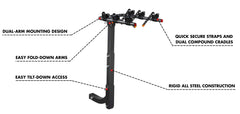 3 Bike Rack Bicycle Car Rear Carrier 2