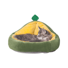 Pidan Pet Nest Avocado Nest Cat Kitty Pet Bed Soft Cute Cat Bed House Green