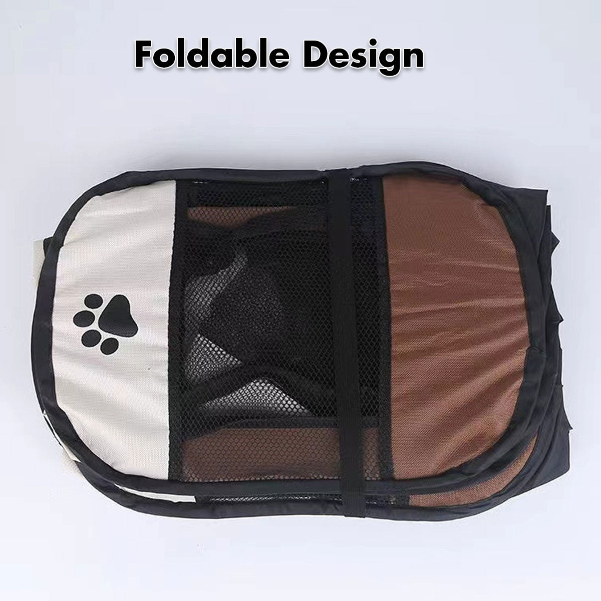 8 Panel Pet Dog Cat Crate Play Pen Bags Kennel Portable Tent Playpen Puppy Cage Extra Large