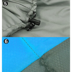 Outdoor Camping Envelope Sleeping Bag Thermal Tent Hiking Winter Single -15°C - blue