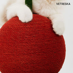 Vetreska Cat Kitten Scratcher Cherry Tree Climbing Scratching Board Gym Mini