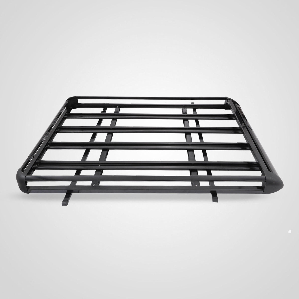 1.6M Aluminium Alloy Car 4WD 4x4 Roof Rack Basket Cargo Luggage Carrier Box Bar Black
