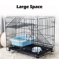 3 Level Rabbit Bird Cage Ferret Parrot Aviary Cat Rat Aviary Budgie Hamster Pet Cages Castor L