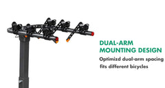 3 Bike Rack Bicycle Car Rear Carrier 2
