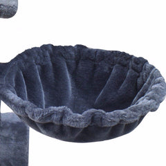 158cm Cat Tree Scratching Post Scratcher Pole Gym Toy House Furniture Multilevel - grey