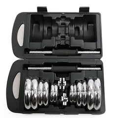 20KG York Dumbbell Set Weight Dumbbells Home Gym Fitness BarBell w/ Case