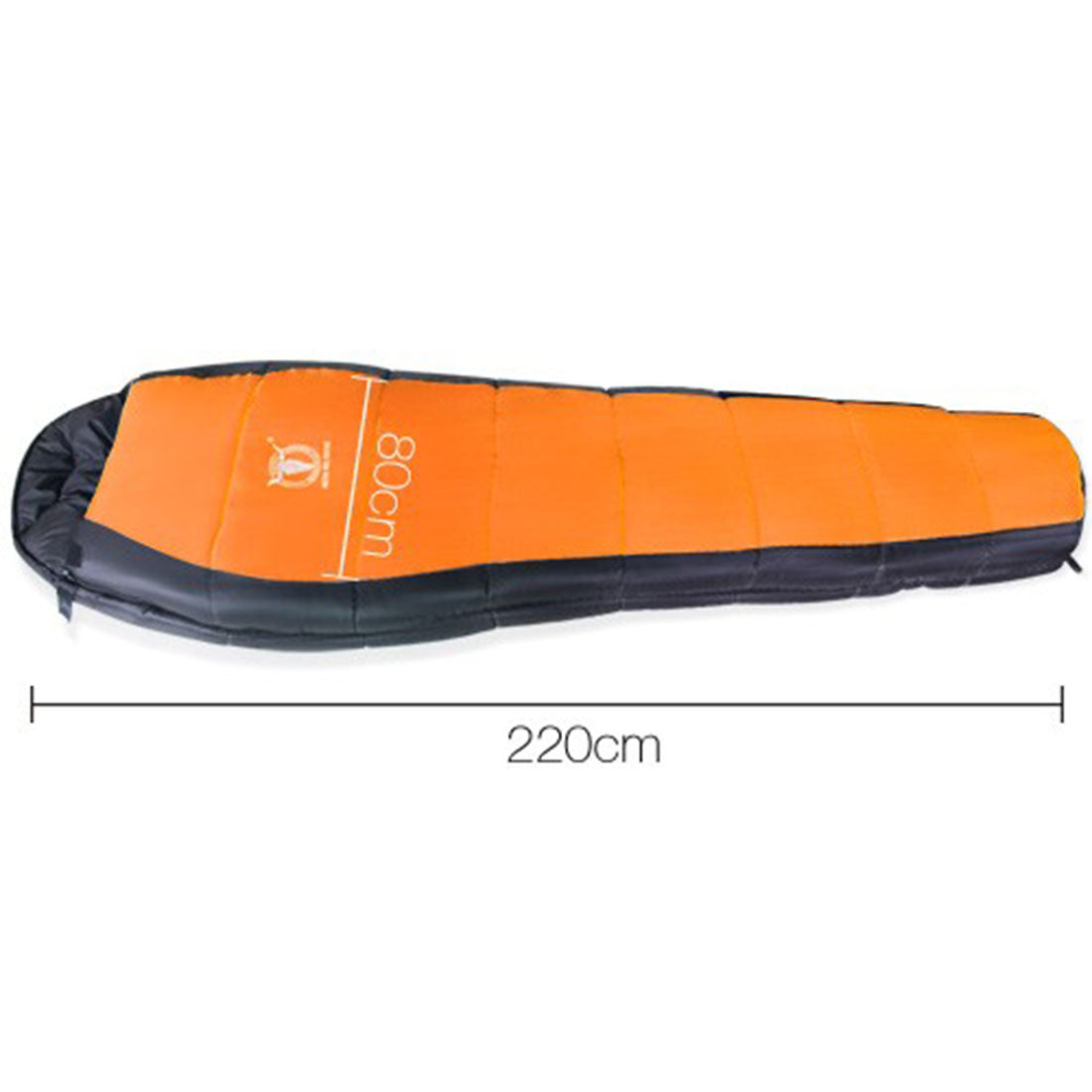 '-15??C Outdoor Camping Sleeping Bag Thermal Tent Hiking Winter Compact Orange