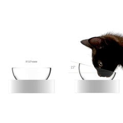Petkit Fresh Nano 15 Degree adjustable Single Pet Cat Dog Non Toxic Feed Feeding Bowl