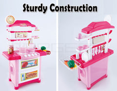 Kids Children Pretend Role Play Toys Mini Chef Kitchen Utensils Food Cooking Set
