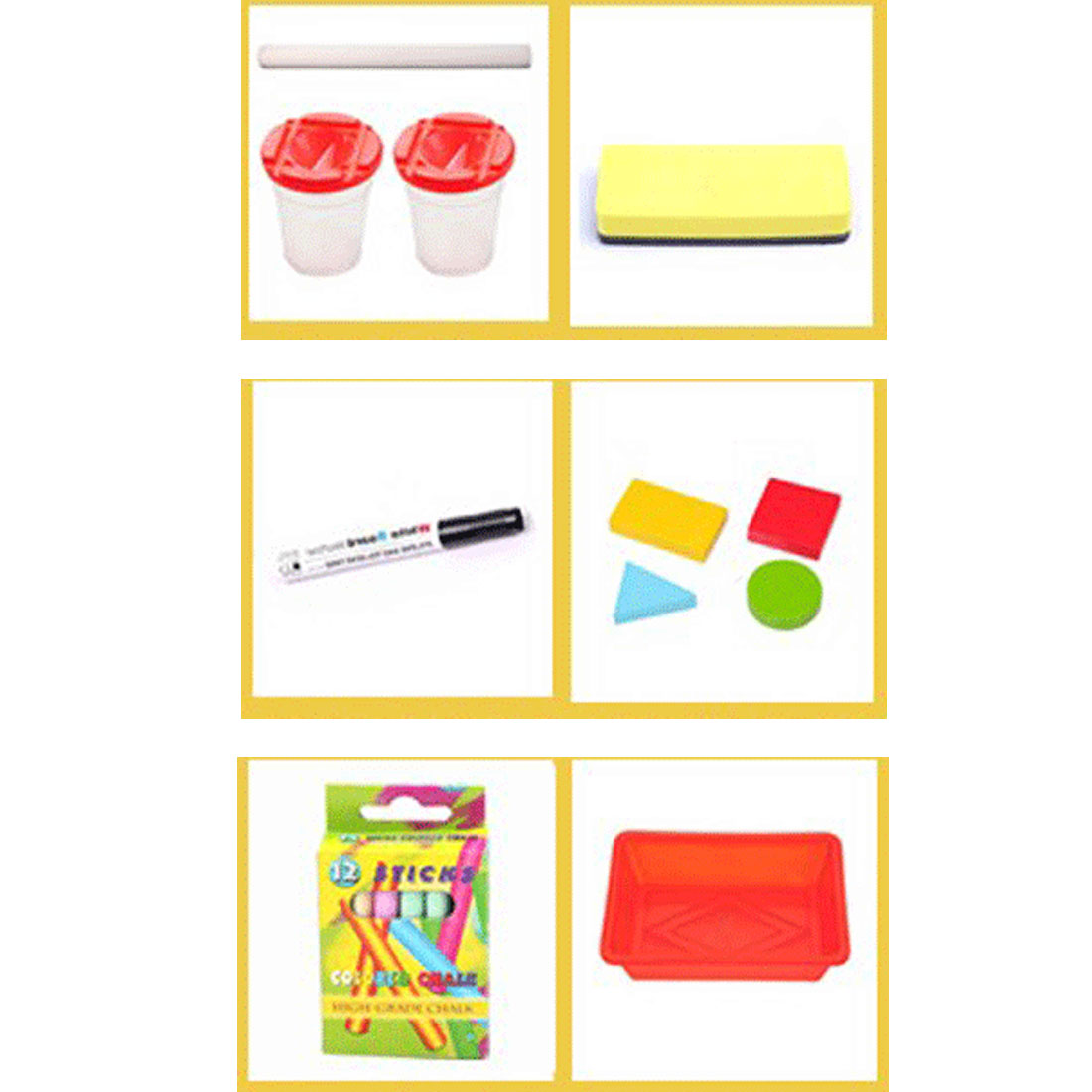 Kids Easel Art Children Whiteboard Blackboard Stand Wood Magnetic Drawing Board