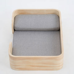 Pidan Rectangle Wooden Cat Bed