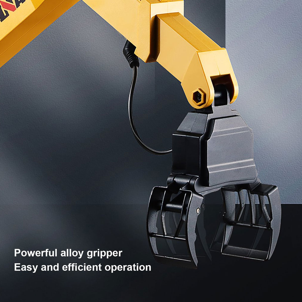 Huina RC Timber Grab Dumper Truck Lift Hoist 1/14 Construction Vehicle Kids Toy