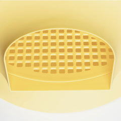 Pidan Igloo Snow House Portable Hooded Cat Toilet Litter Box Tray House with Scoop - yellow