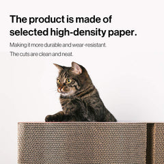 Pidan Cat Kitten Triangle Scratching Post Corrugated Cardboard Scratcher Board Memphis