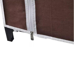 5 Shelves Brand New Easy to assemble Portable Wardrobe - brown