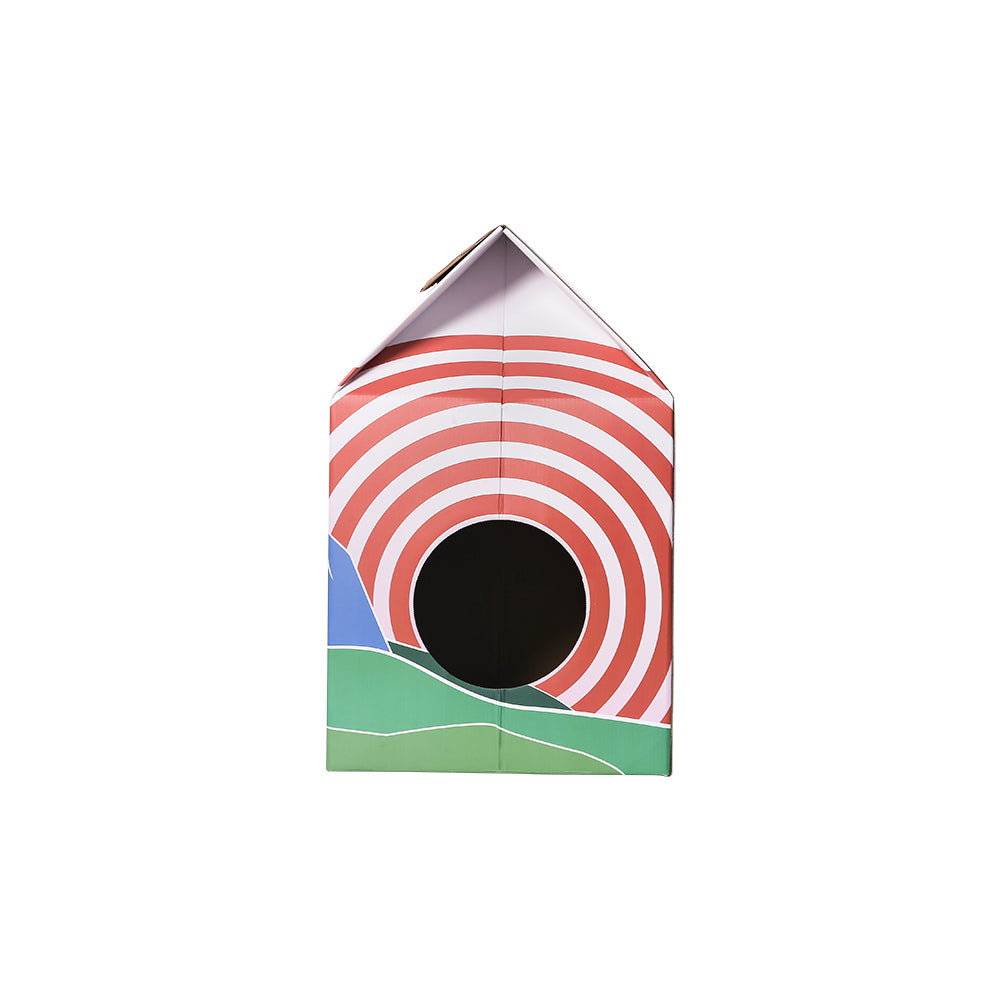 Pidan Cat Kitten Scratcher house CAT HUT Corrugated Cardboard Scratching Board