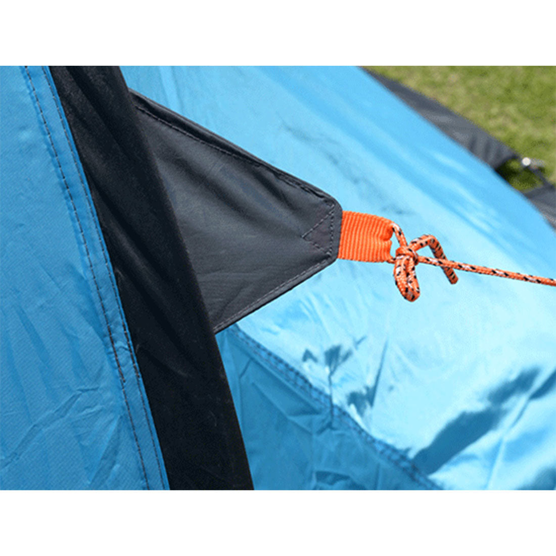 One Touch Easy Set Up Pop Up Instant 2 Person Tent UV Protect Antomatic - blue