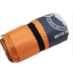 Double Self Inflating Mattress Sleeping Mat Air Bed Camping Camp Hiking Joinable - orange