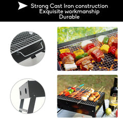 Outdoor Camping Portable & Foldable Charcoal BBQ Grill Hibachi Picnic Barbecue