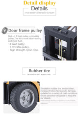 Huina 1/10 RC ForkLift Industrial Construction Engineering Vehicle Toy Trailer