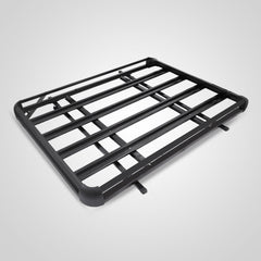1.4M Aluminium Alloy Car 4WD 4x4 Roof Rack Basket Cargo Luggage Carrier Box Bar Black