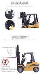 Huina 1/10 RC ForkLift Industrial Construction Engineering Vehicle Toy Trailer