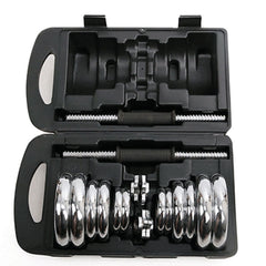 20KG Dumbbell Set Weight Dumbbells Home Gym Training Fitness BarBell Equipment Case